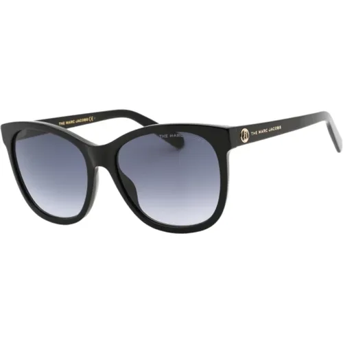 Schwarze Resin Sonnenbrille für Frauen , Damen, Größe: 57 MM - Marc Jacobs - Modalova