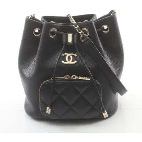 Pre-owned Leather chanel-bags , female, Sizes: ONE SIZE - Chanel Vintage - Modalova