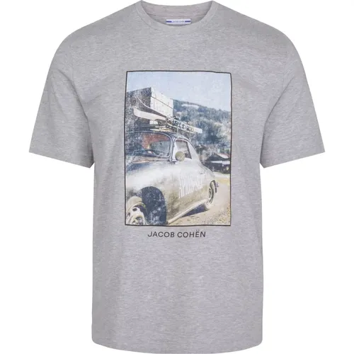 Vintage Porsche Print T-Shirt , Herren, Größe: 2XL - Jacob Cohën - Modalova