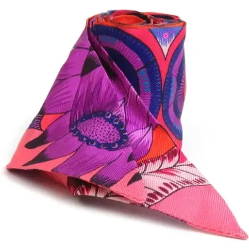 Pre-owned Silk scarves , female, Sizes: ONE SIZE - Hermès Vintage - Modalova