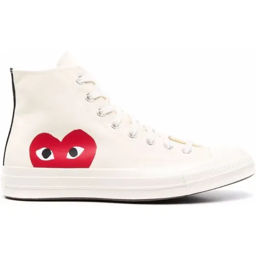 Heart Ct70 Hi Top Sneakers , male, Sizes: 8 1/2 UK, 7 UK, 10 UK, 9 UK, 6 UK, 12 UK, 8 UK, 11 UK, 3 UK - Comme des Garçons Play - Modalova