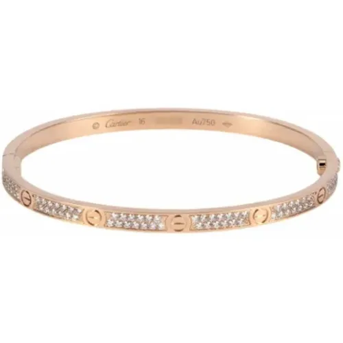 Pre-owned Rose Gold bracelets , female, Sizes: ONE SIZE - Cartier Vintage - Modalova