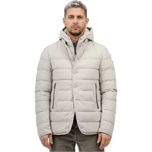 Gepolsterte Bi-Stretch Jacke mit Kapuze , Herren, Größe: 2XL - Duno - Modalova