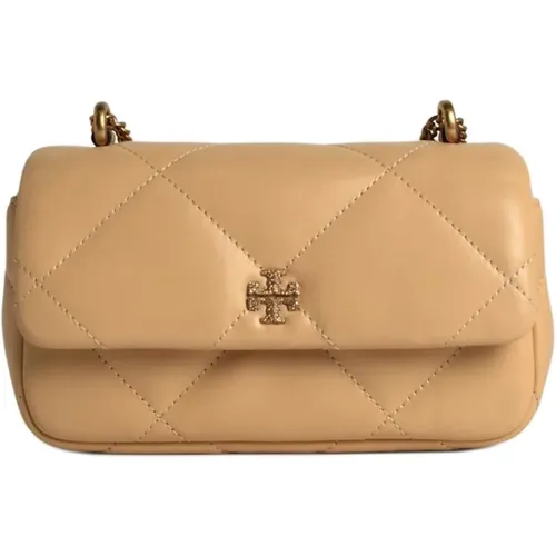 Strassklappe Konvertierbare Kette Leder Tasche - TORY BURCH - Modalova