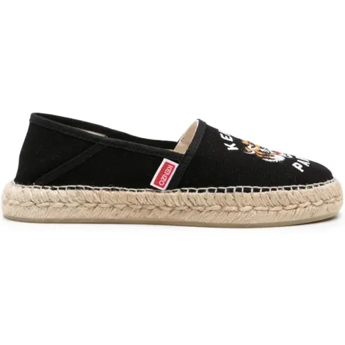 Schwarze Espadrilles Damenschuhe , Damen, Größe: 42 EU - Kenzo - Modalova