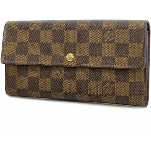 Pre-owned Canvas wallets , female, Sizes: ONE SIZE - Louis Vuitton Vintage - Modalova