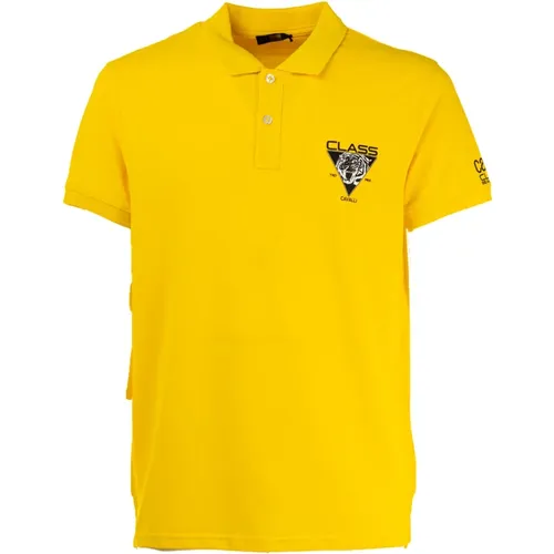 Klassisches Herren Polo Shirt , Herren, Größe: 2XL - Cavalli Class - Modalova