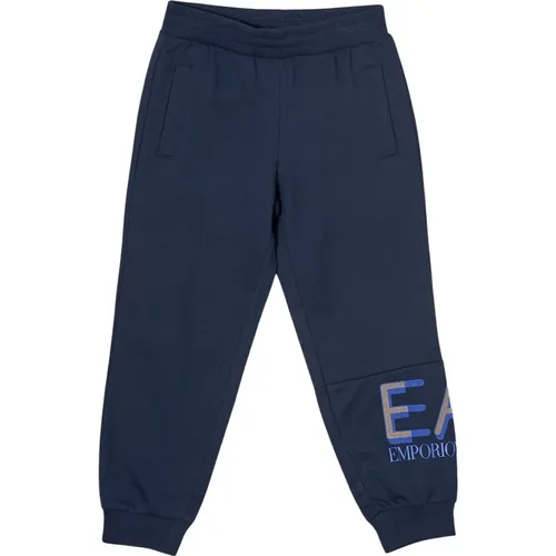 Blaue Jogginghose für Kinder - Emporio Armani EA7 - Modalova