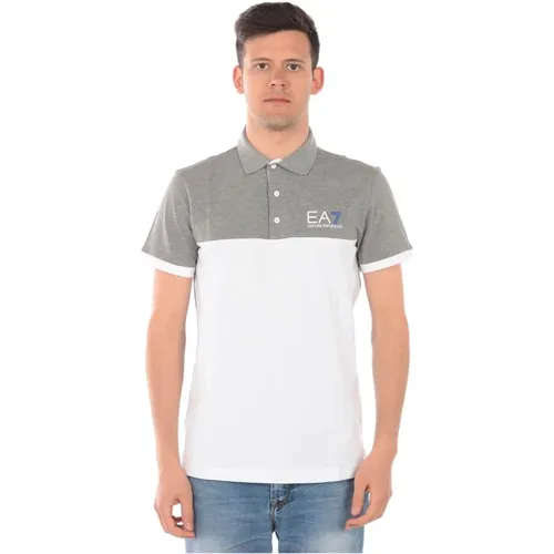 Klassisches Polo Shirt , Herren, Größe: 2XL - Emporio Armani EA7 - Modalova