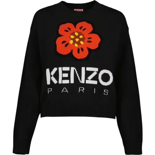 Boke Flower Round Neck Long Sleeve , female, Sizes: S - Kenzo - Modalova