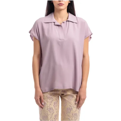Jersey Polo Shirt , female, Sizes: S, M - Seventy - Modalova