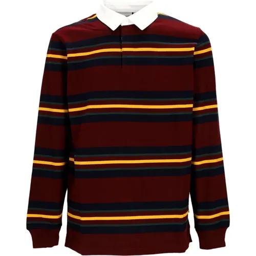 Striped Long Sleeve Polo Shirt , male, Sizes: XL - Carhartt WIP - Modalova