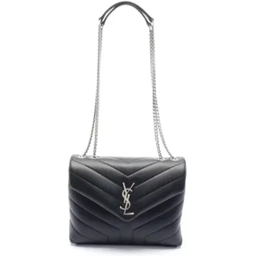 Pre-owned Leather shoulder-bags , female, Sizes: ONE SIZE - Yves Saint Laurent Vintage - Modalova