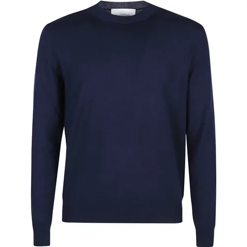 Plain Round Neck Sweater , male, Sizes: 2XL, L, XL, M - Ballantyne - Modalova