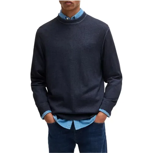 Crew Neck Sweater Astefano , male, Sizes: L, M, XL, S - Hugo Boss - Modalova