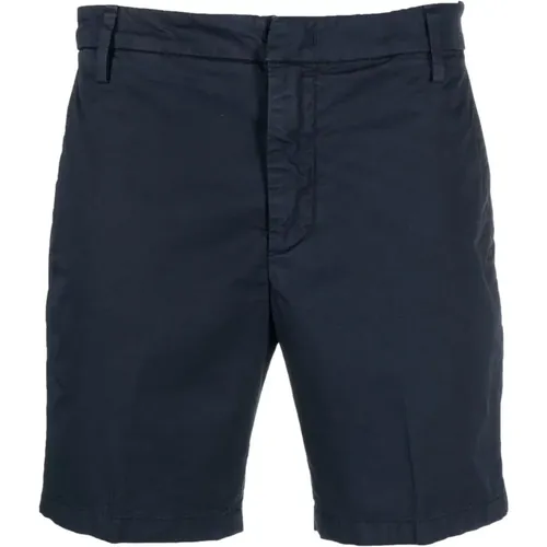 Bermuda Shorts aus Baumwolle mit Reißverschluss , Herren, Größe: W34 - Dondup - Modalova