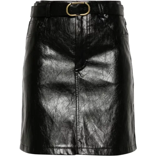 Cracked Effect Skirt , female, Sizes: M, S, 2XS - Twinset - Modalova