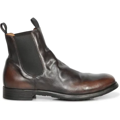 Schwarze Herren Stiefeletten - Officine Creative - Modalova