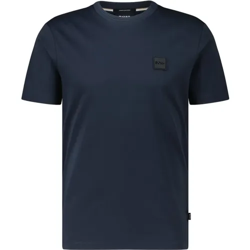 T-Shirt Tiburt aus merzerisierter Baumwolle - Hugo Boss - Modalova