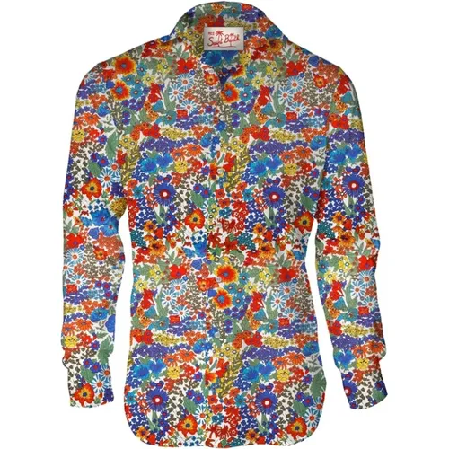 Colorful Shirts for Men , male, Sizes: S - MC2 Saint Barth - Modalova