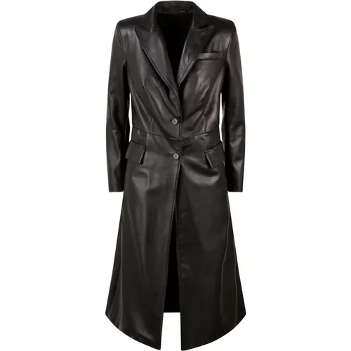 Long Nappa Leather Coat , female, Sizes: M - Salvatore Santoro - Modalova