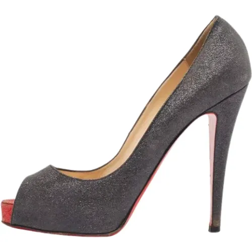 Pre-owned Leather heels , female, Sizes: 7 UK - Christian Louboutin Pre-owned - Modalova