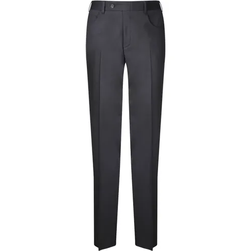 Schwarze Hose für Männer Aw24 - Canali - Modalova