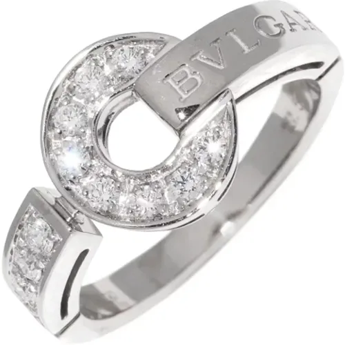 Pre-owned Metal rings , female, Sizes: ONE SIZE - Bvlgari Vintage - Modalova