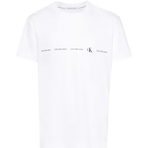 T-shirts and Polos , male, Sizes: L, M, XL - Calvin Klein Jeans - Modalova