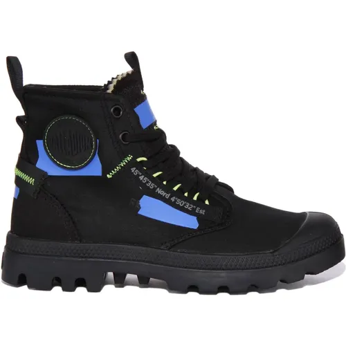 Blue Hi Re-Craft Ankle Boots , male, Sizes: 12 UK, 4 UK, 7 UK, 10 1/2 UK, 3 UK, 8 UK, 9 UK, 6 UK, 13 UK - Palladium - Modalova