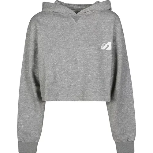 Sportlicher Crop Hoodie , Herren, Größe: L - Autry - Modalova