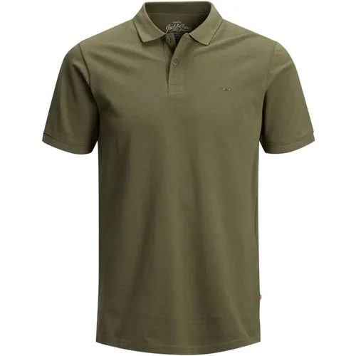 Plain Polo Shirt for Men , male, Sizes: L, XS, S - jack & jones - Modalova