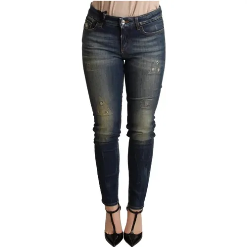 Dark Skinny Denim Stretch Jeans , female, Sizes: XS, 2XS - Dolce & Gabbana - Modalova