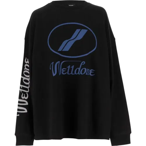 Schwarze Pullover Kollektion , Herren, Größe: M - WE11DONE - Modalova