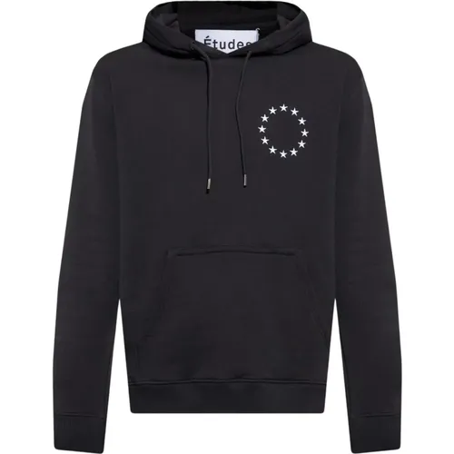 Embroidered hoodie , Herren, Größe: XS - Études - Modalova