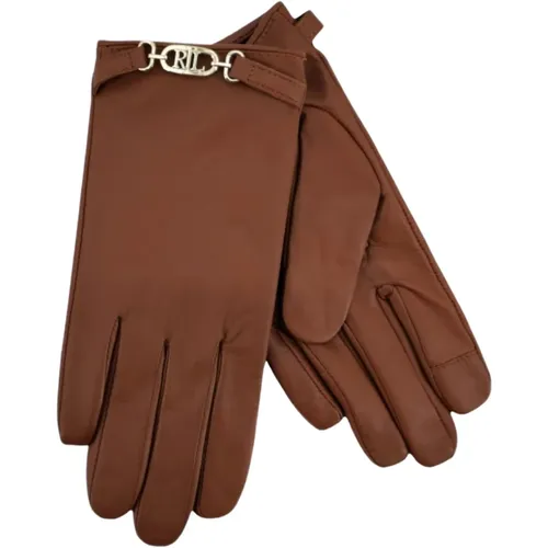 Stylish Women`s Gloves for Every Occasion , female, Sizes: L, S - Ralph Lauren - Modalova