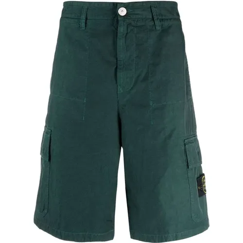 Cargo Bermuda Shorts , male, Sizes: W31 - Stone Island - Modalova