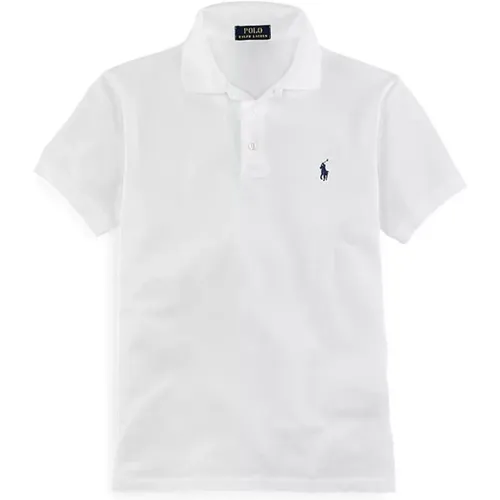 Weißes Polo-Shirt mit Blauem Pony-Logo - Ralph Lauren - Modalova