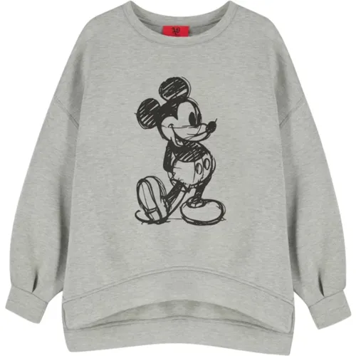 Asymmetrischer Mickey Print Pullover - Aniye By - Modalova