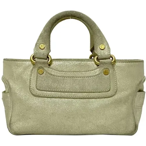 Pre-owned Metallic Leather Celine Bag , female, Sizes: ONE SIZE - Celine Vintage - Modalova