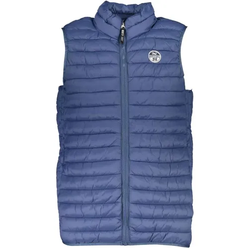 Polyamide Sleeveless Jacket with Multiple Pockets and Zipper , male, Sizes: 2XL, M, L, XL - North Sails - Modalova