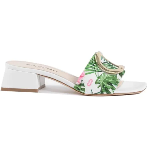 Canvas Flat Mule Sandalen , Damen, Größe: 39 EU - Dee Ocleppo - Modalova