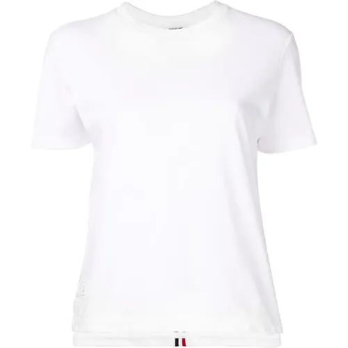 Relaxed Stripe T-shirt , female, Sizes: 2XS, S, XS - Thom Browne - Modalova