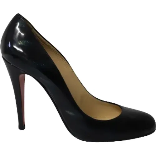 Pre-owned Leather heels , female, Sizes: 7 1/2 UK - Christian Louboutin Pre-owned - Modalova