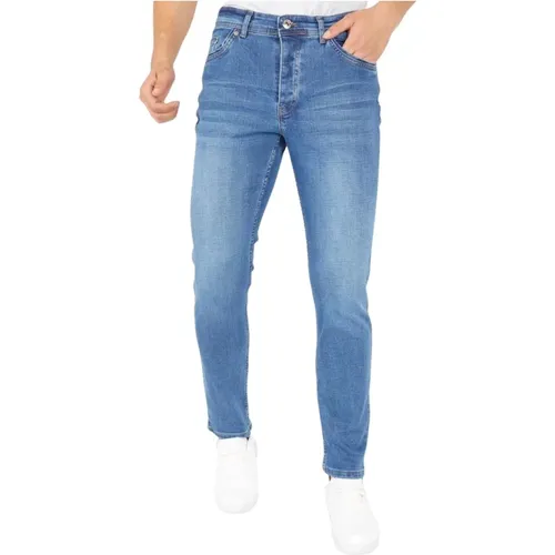 Günstige Abgenutzte Jeans Herren Regular Fit - Dp08 , Herren, Größe: W34 - True Rise - Modalova