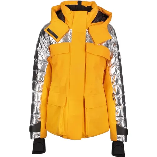 Technical Ski Jacket with Front Pockets and Hood , female, Sizes: 2XS - Mackage - Modalova