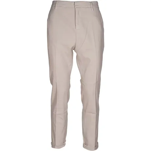 Slim Fit Cotton Chino Pants , male, Sizes: W35, W34, W36, W32, W33 - Dondup - Modalova