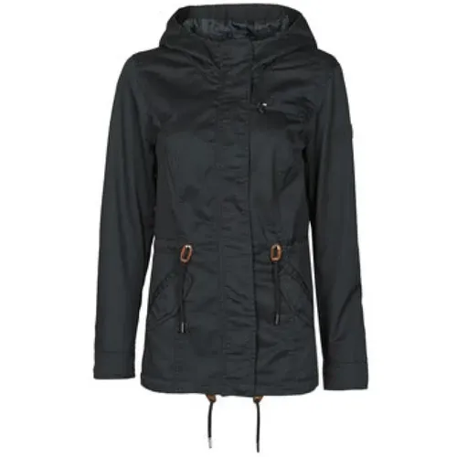 Schwarzer Parka Mantel für Frauen - Only - Modalova