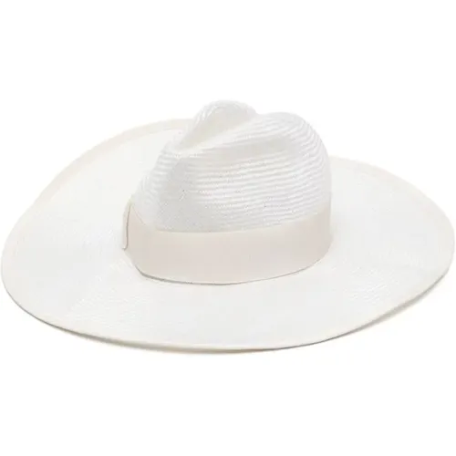 Straw Teardrop Hat , female, Sizes: L, S - Borsalino - Modalova