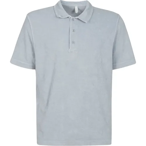 Half-sleeved Cotton Polo Shirt with Collar , male, Sizes: S, L, M - 04651/ A trip in a bag - Modalova